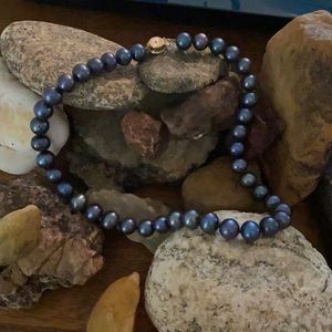 tahitian black pearl necklace